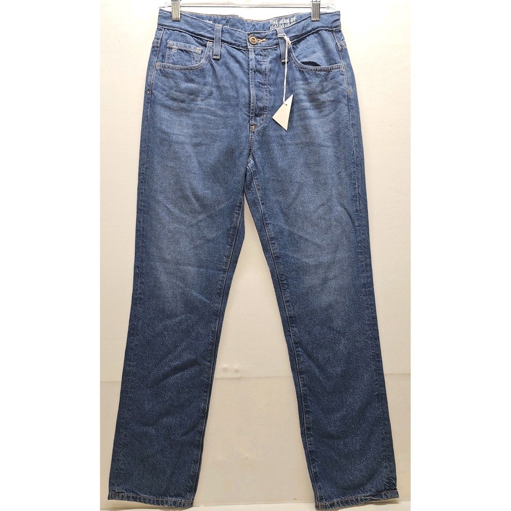 AG‎ Adriano Goldschmied Isabelle High Rise Straight Crop Jeans Womens 26